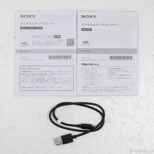 〔中古〕SONY(ソニー) WALKMAN ZX707 メモリ64GB+microSD ブラック NW-ZX707〔198-ud〕 |  | 04