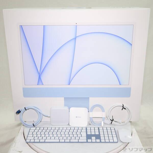 〔中古〕Apple(アップル) iMac 24-inch Mid-2021 MGPK3J／A Apple M1 8コアCPU_8コアGPU 8GB SSD256GB ブルー 〔26.3 Tahoe〕〔258-ud〕 |  | 04
