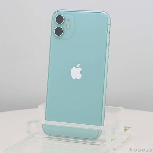 〔中古〕Apple(アップル) iPhone11 128GB グリーン MWM62J／A SIMフリー〔269-ud〕 | 