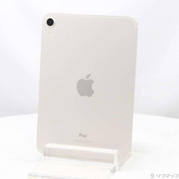 〔中古〕Apple(アップル) iPad mini 第6世代 64GB スターライト MK8C3J／A docomoロック解除SIMフリー〔352-ud〕 | 