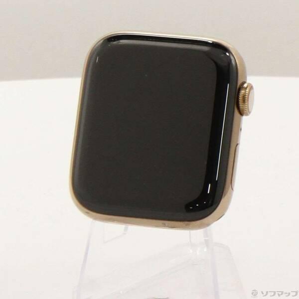 〔中古〕Apple(アップル) Apple Watch Series 5 GPS + Cellular 44mm ゴールドステンレススチールケース バンド無し〔269-ud〕 | 