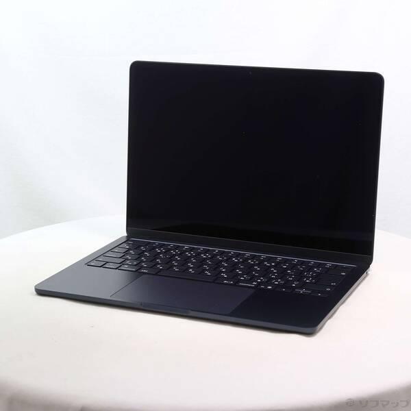 〔中古〕Apple(アップル) MacBook Air 13.6-inch Early-2025 MW133J／A Apple M4 10コアCPU_10コアGPU 16GB SSD512GB ミッドナイト 〔26.3 Tahoe〕〔368-ud〕 | 