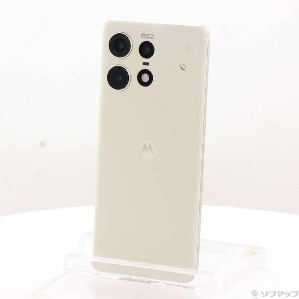 〔中古〕Motorola(モトローラ) motorola edge 50s pro 256GB バニラクリーム MOSAH3 Softbank SIMフリー〔258-ud〕 | 