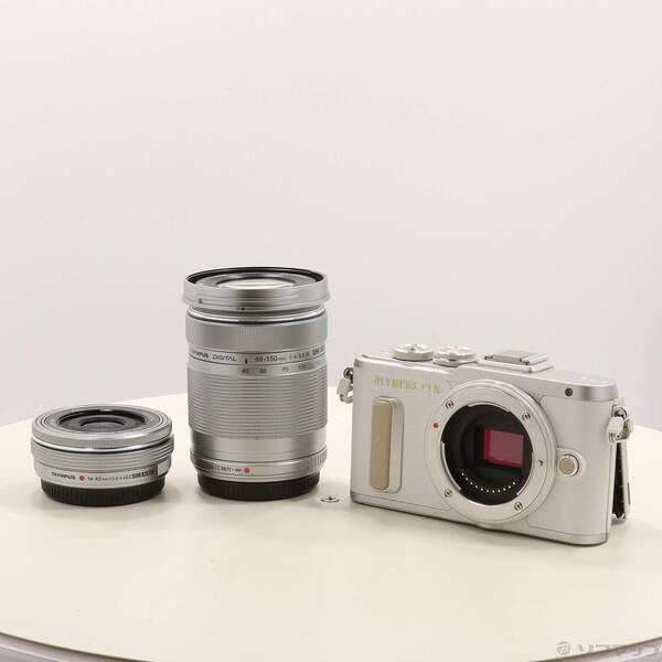 〔中古〕OLYMPUS(オリンパス) PEN E-PL8 EZダブルズームキット ホワイト〔258-ud〕 | 