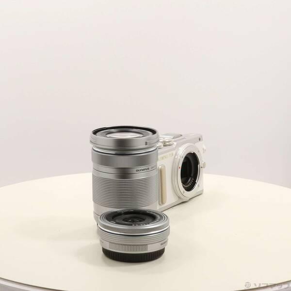 〔中古〕OLYMPUS(オリンパス) PEN E-PL8 EZダブルズームキット ホワイト〔258-ud〕 |  | 03