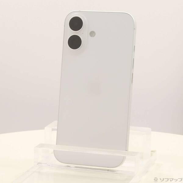 〔中古〕Apple(アップル) iPhone16 256GB ホワイト MYDX3J／A SIMフリー〔305-ud〕 | 