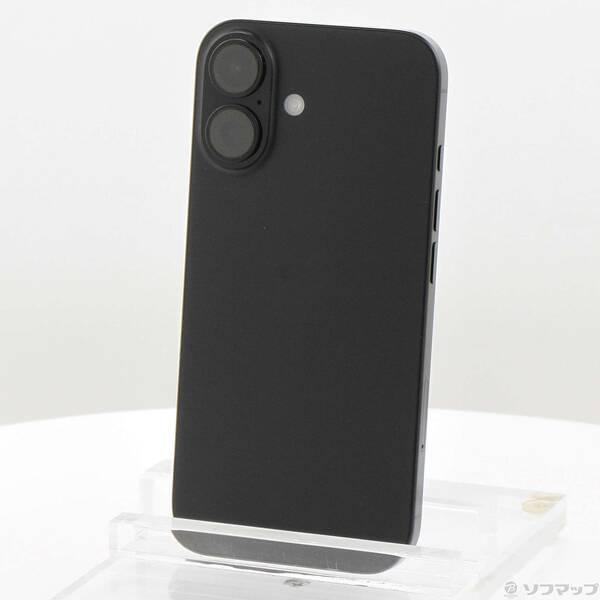 〔中古〕Apple(アップル) iPhone16 256GB ブラック MYDW3J／A SIMフリー〔262-ud〕 | 