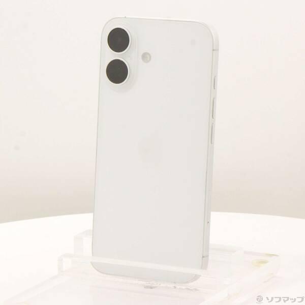 〔中古〕Apple(アップル) iPhone16 128GB ホワイト MYDR3J／A SIMフリー〔251-ud〕 | 