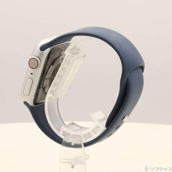 〔中古〕Apple(アップル) Apple Watch Series 9 GPS + Cellular 41mm シルバーアルミニウムケース ストームブルースポーツバンド〔352-ud〕 |  | 01