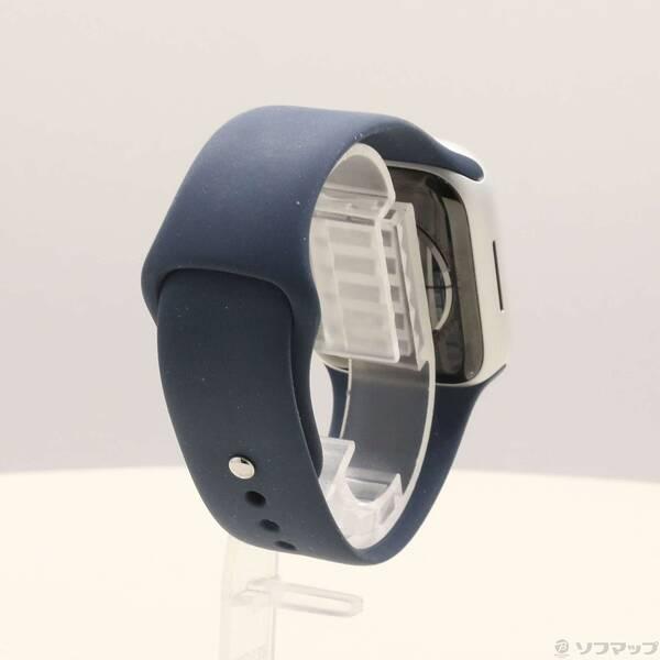 〔中古〕Apple(アップル) Apple Watch Series 9 GPS + Cellular 41mm シルバーアルミニウムケース ストームブルースポーツバンド〔352-ud〕 |  | 02