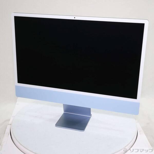 〔中古〕Apple(アップル) iMac 24-inch Mid-2021 MGPL3J／A Apple M1 8コアCPU_8コアGPU 16GB SSD512GB ブルー 〔26.3 Tahoe〕〔262-ud〕 | 