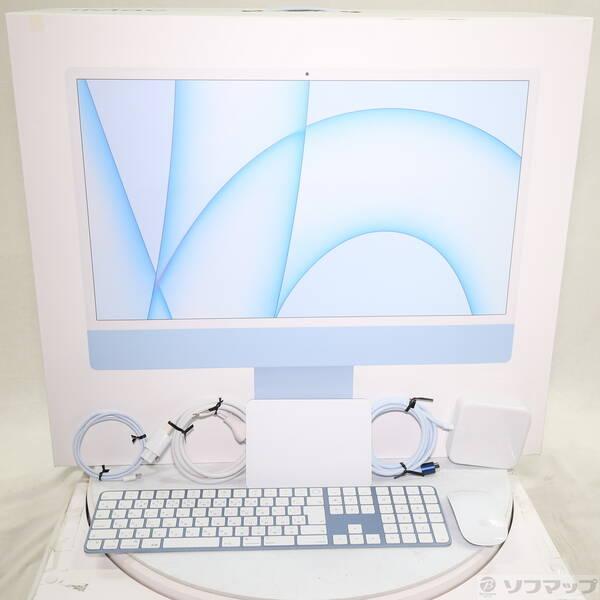 〔中古〕Apple(アップル) iMac 24-inch Mid-2021 MGPL3J／A Apple M1 8コアCPU_8コアGPU 16GB SSD512GB ブルー 〔26.3 Tahoe〕〔262-ud〕 |  | 04