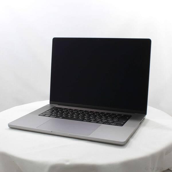 〔中古〕Apple(アップル) MacBook Pro 16.2-inch Late-2021 MK193J／A Apple M1 Pro 10コアCPU_16コアGPU 16GB SSD1TB スペースグレイ 〔26.1 Tahoe〕〔349-ud〕 | 