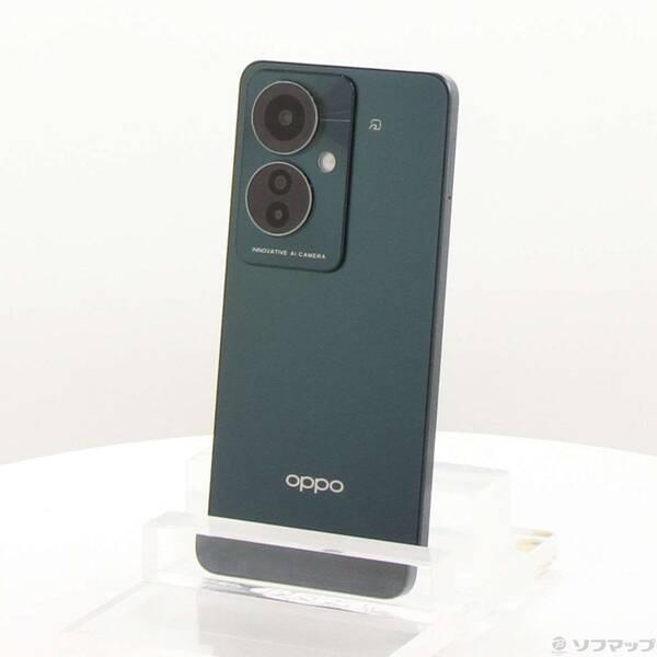 〔中古〕ワイモバイル OPPO Reno11 A 128GB ダークグリーン YMOPRENO11A Y!mobile SIMフリー〔258-ud〕 | 