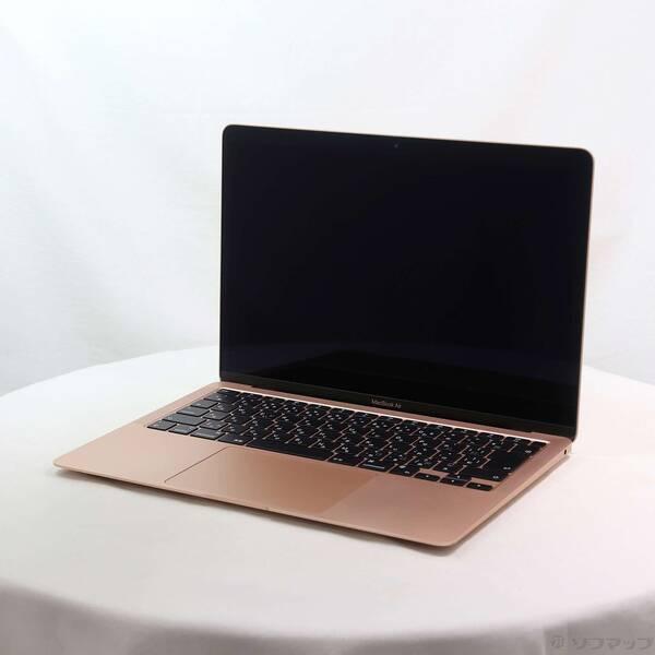 〔中古〕Apple(アップル) MacBook Air 13.3-inch Late-2020 MGNE3J／A Apple M1 8コアCPU_8コアGPU 8GB SSD512GB ゴールド 〔26.3 Tahoe〕〔258-ud〕 | 