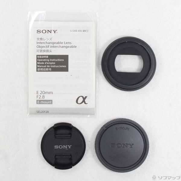 〔中古〕SONY(ソニー) E 20mm F2.8 SEL20F28 (Eレンズ)〔198-ud〕 |  | 04