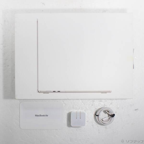 〔中古〕Apple(アップル) MacBook Air 15.3-inch Mid-2023 MQKU3J／A Apple M2 8コアCPU_10コアGPU 8GB SSD256GB スターライト 〔26.3 Tahoe〕〔258-ud〕 |  | 04