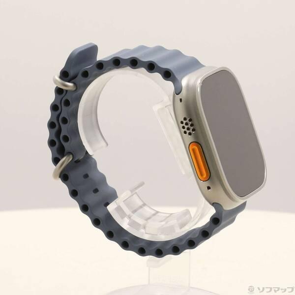 〔中古〕Apple(アップル) Apple Watch Ultra 3 GPS + Cellular 49mm ナチュラルチタニウムケース アンカーブルーオーシャンバンド〔344-ud〕 |  | 03