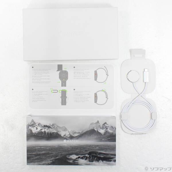 〔中古〕Apple(アップル) Apple Watch Ultra 3 GPS + Cellular 49mm ナチュラルチタニウムケース アンカーブルーオーシャンバンド〔344-ud〕 |  | 04