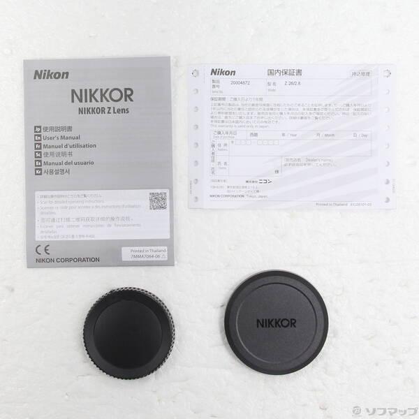 〔中古〕Nikon(ニコン) 〔展示品〕 NIKKOR Z 26mm f／2.8〔276-ud〕 |  | 04
