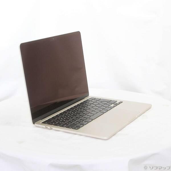 〔中古〕Apple(アップル) MacBook Air 13.6-inch Early-2024 MRXU3J／A Apple M3 8コアCPU_10コアGPU 8GB SSD512GB スターライト 〔26.3 Tahoe〕〔371-ud〕 |  | 03