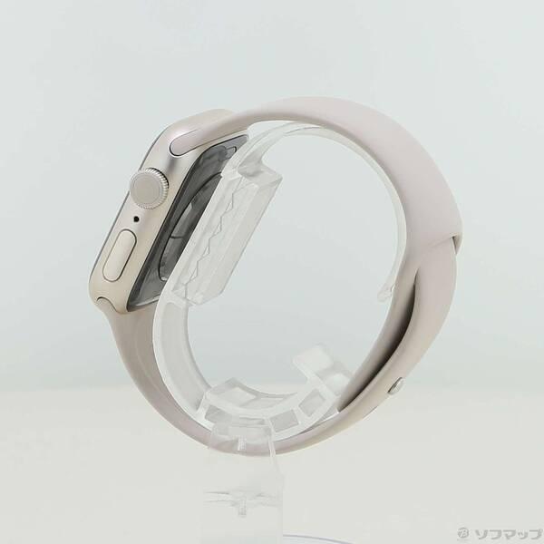 〔中古〕Apple(アップル) Apple Watch Series 9 GPS 41mm スターライトアルミニウムケース スターライトスポーツバンド〔305-ud〕 |  | 01
