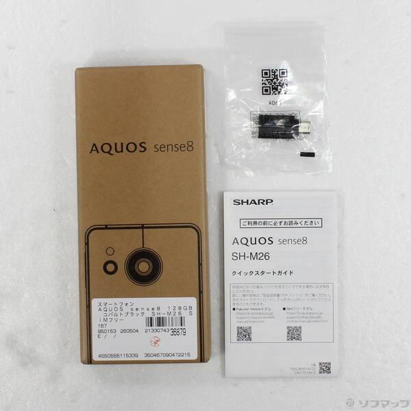 〔中古〕SHARP(シャープ) AQUOS sense8 128GB コバルトブラック SH-M26 SIMフリー〔269-ud〕 |  | 04