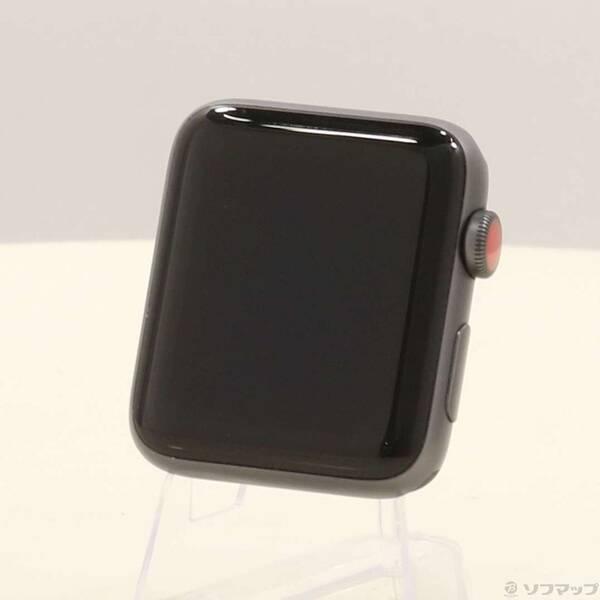 〔中古〕Apple(アップル) Apple Watch Series 3 Nike+ GPS + Cellular 42mm スペースグレイアルミニウムケース バンド無し〔247-ud〕 | 