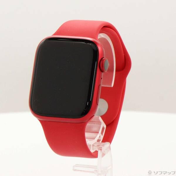 〔中古〕Apple(アップル) Apple Watch Series 8 GPS 45mm (PRODUCT)REDアルミニウムケース (PRODUCT)REDスポーツバンド〔377-ud〕 | 