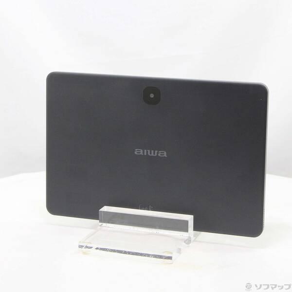〔中古〕aiwa(アイワ) 〔展示品〕 aiwa tab AE10 64GB ブラック JA4-TBA1009 Wi-Fi〔198-ud〕 | 