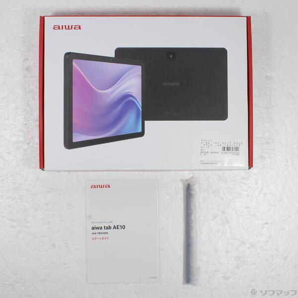 〔中古〕aiwa(アイワ) 〔展示品〕 aiwa tab AE10 64GB ブラック JA4-TBA1009 Wi-Fi〔198-ud〕 |  | 04