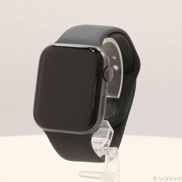 〔中古〕Apple(アップル) Apple Watch Series 6 GPS 44mm スペースグレイアルミニウムケース ブラックスポーツバンド〔196-ud〕 | 