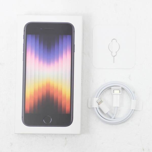 〔中古〕Apple(アップル) iPhone SE 第3世代 64GB ミッドナイト MMYC3J／A SIMフリー〔377-ud〕 |  | 04