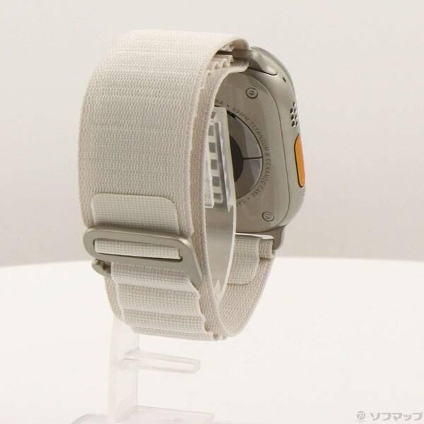 〔中古〕Apple(アップル) Apple Watch Ultra GPS + Cellular 49mm チタニウムケース スターライトアルパインループ〔305-ud〕 |  | 02