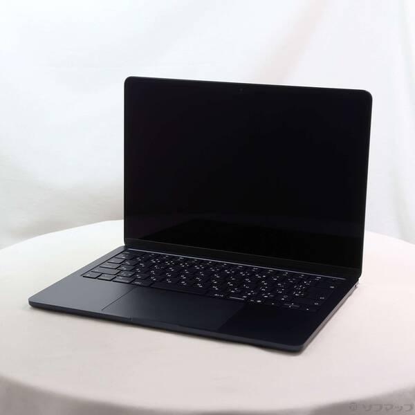 〔中古〕Apple(アップル) MacBook Air 13.6-inch Early-2025 MW133J／A Apple M4 10コアCPU_10コアGPU 16GB SSD512GB ミッドナイト 〔26.3 Tahoe〕〔377-ud〕 | 