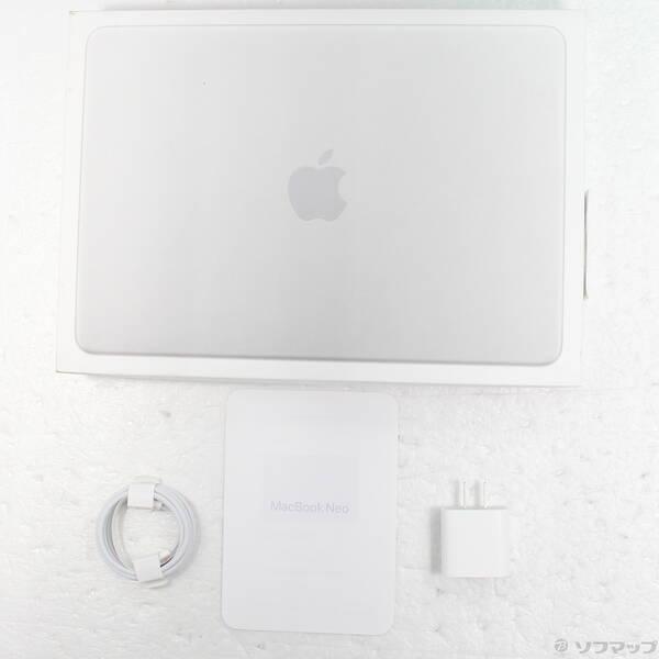 〔中古〕Apple(アップル) MacBook Neo 13-inch Early-2026 MHFA4J／A Apple A18 Pro 6コアCPU_5コアGPU 8GB SSD256GB シルバー 〔26.3 Tahoe〕〔377-ud〕 |  | 04