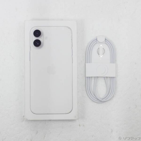 〔中古〕Apple(アップル) iPhone16 Plus 128GB ホワイト MXVC3J／A SIMフリー〔258-ud〕 |  | 04