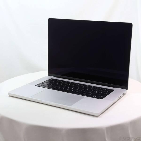 〔中古〕Apple(アップル) MacBook Pro 16.2-inch Late-2021 MK1H3J／A Apple M1 Max 10コアCPU_32コアGPU 64GB SSD1TB シルバー 〔26.4 Tahoe〕〔269-ud〕 | 