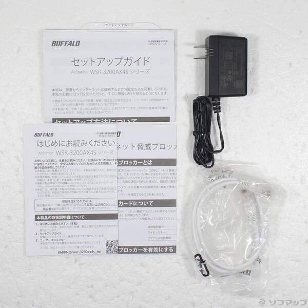 〔中古〕BUFFALO(バッファロー） WSR-3200AX4S／NWH ホワイト〔344-ud〕 |  | 04
