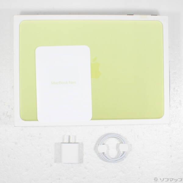 〔中古〕Apple(アップル) MacBook Neo 13-inch Early-2026 MHFD4J／A Apple A18 Pro 6コアCPU_5コアGPU 8GB SSD256GB シトラス 〔26.3 Tahoe〕〔269-ud〕 |  | 04