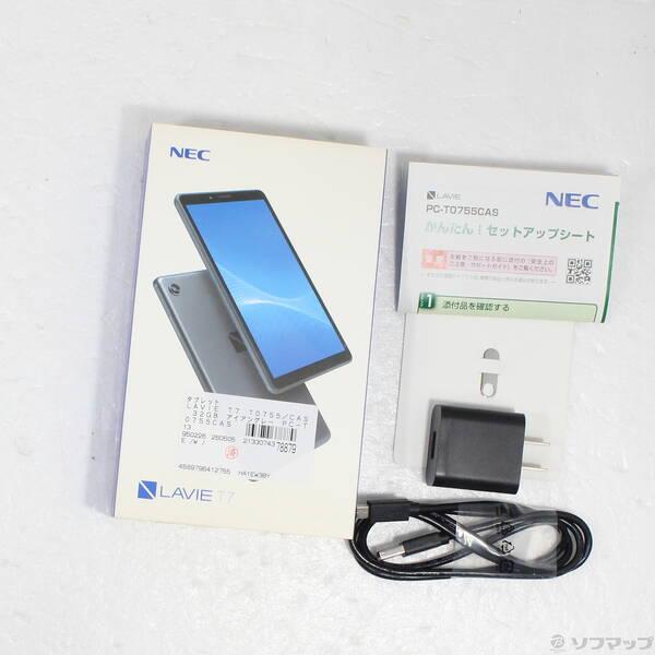 〔中古〕NEC(エヌイーシー) LAVIE T7 T0755／CAS 32GB アイアングレー PC-T0755CAS Wi-Fi〔198-ud〕 |  | 04