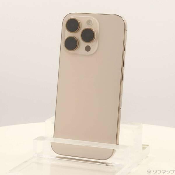 〔中古〕Apple(アップル) iPhone16 Pro 128GB デザートチタニウム MYMX3J／A SIMフリー〔269-ud〕 | 