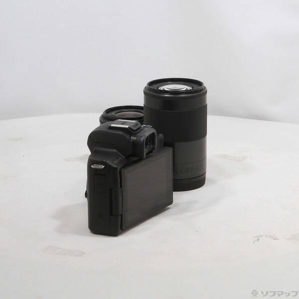 〔中古〕Canon(キヤノン) EOS Kiss M ダブルズームキット ブラック〔196-ud〕 |  | 01