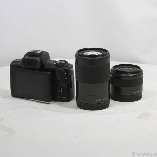 〔中古〕Canon(キヤノン) EOS Kiss M ダブルズームキット ブラック〔196-ud〕 |  | 02