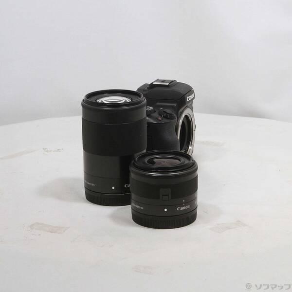 〔中古〕Canon(キヤノン) EOS Kiss M ダブルズームキット ブラック〔196-ud〕 |  | 03