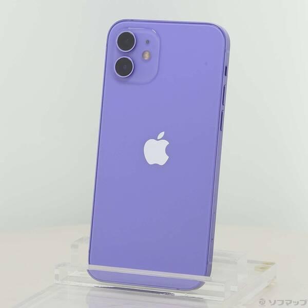〔中古〕au iPhone12 64GB パープル MJNH3J／A SIMフリー〔258-ud〕 | 