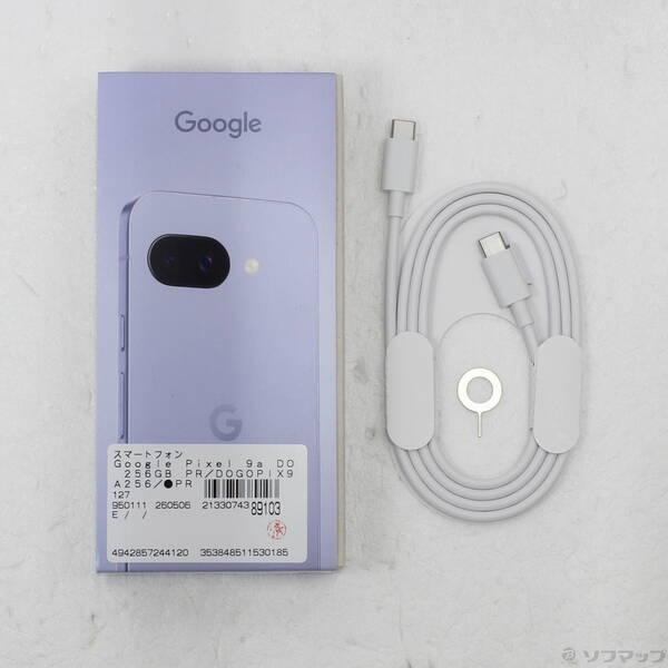 中古〕GOOGLE(グーグル) Google Pixel 9a 256GB アイリス G3Y12 docomo