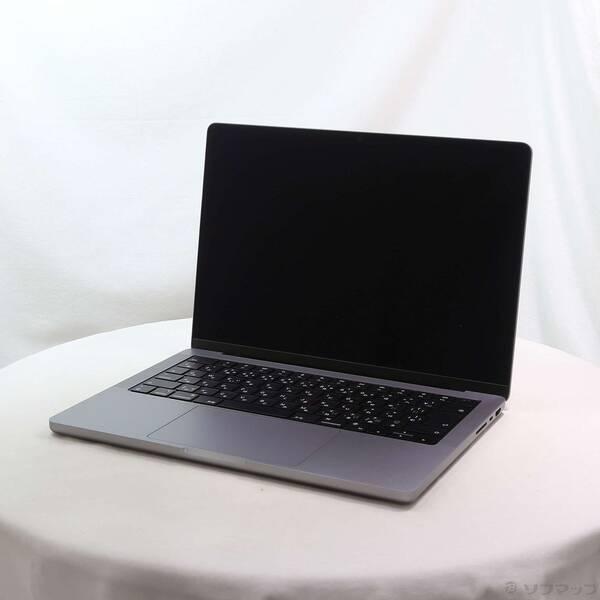 〔中古〕Apple(アップル) MacBook Pro 14.2-inch Late-2021 MKGQ3J／A Apple M1 Pro 10コアCPU_16コアGPU 16GB SSD1TB スペースグレイ 〔26.3 Tahoe〕〔377-ud〕 | 