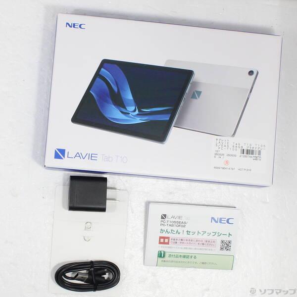 中古〕NEC(エヌイーシー) LAVIE Tab T10 T1055／EAS 64GB プラチナ