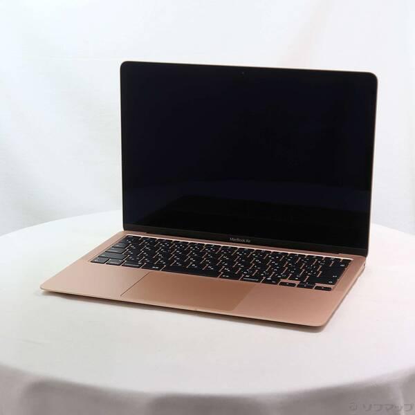 〔中古〕Apple(アップル) MacBook Air 13.3-inch Late-2020 MGNE3J／A Apple M1 8コアCPU_8コアGPU 8GB SSD512GB ゴールド 〔26.3 Tahoe〕〔349-ud〕 | 